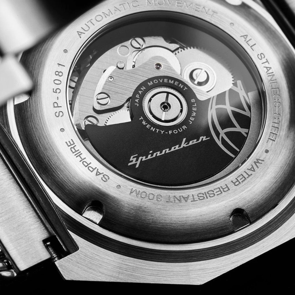 Spinnaker Men's Black Dumas Watch - Image 6