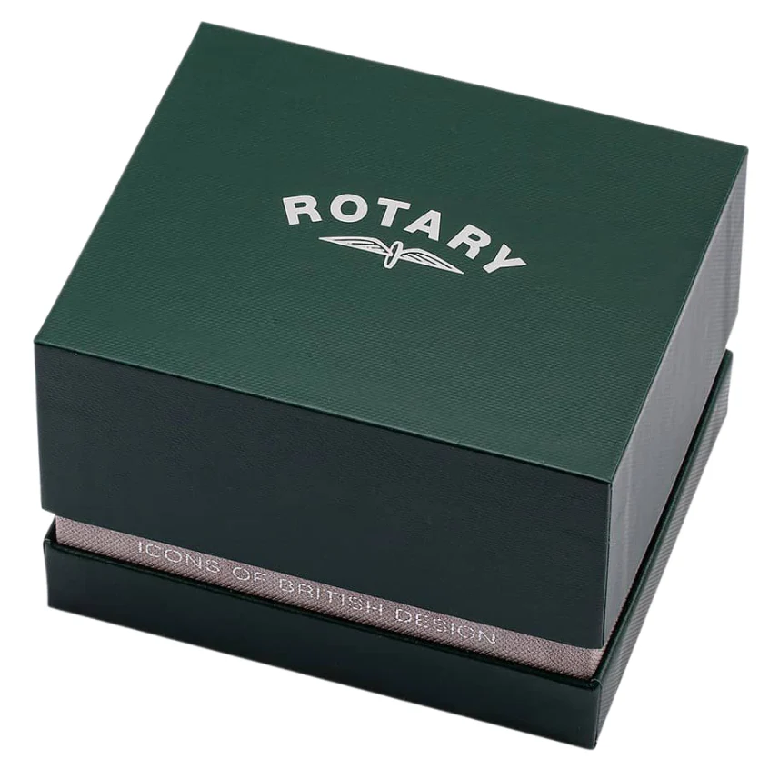 Rotary Regent Men's Black Watch - Image 4