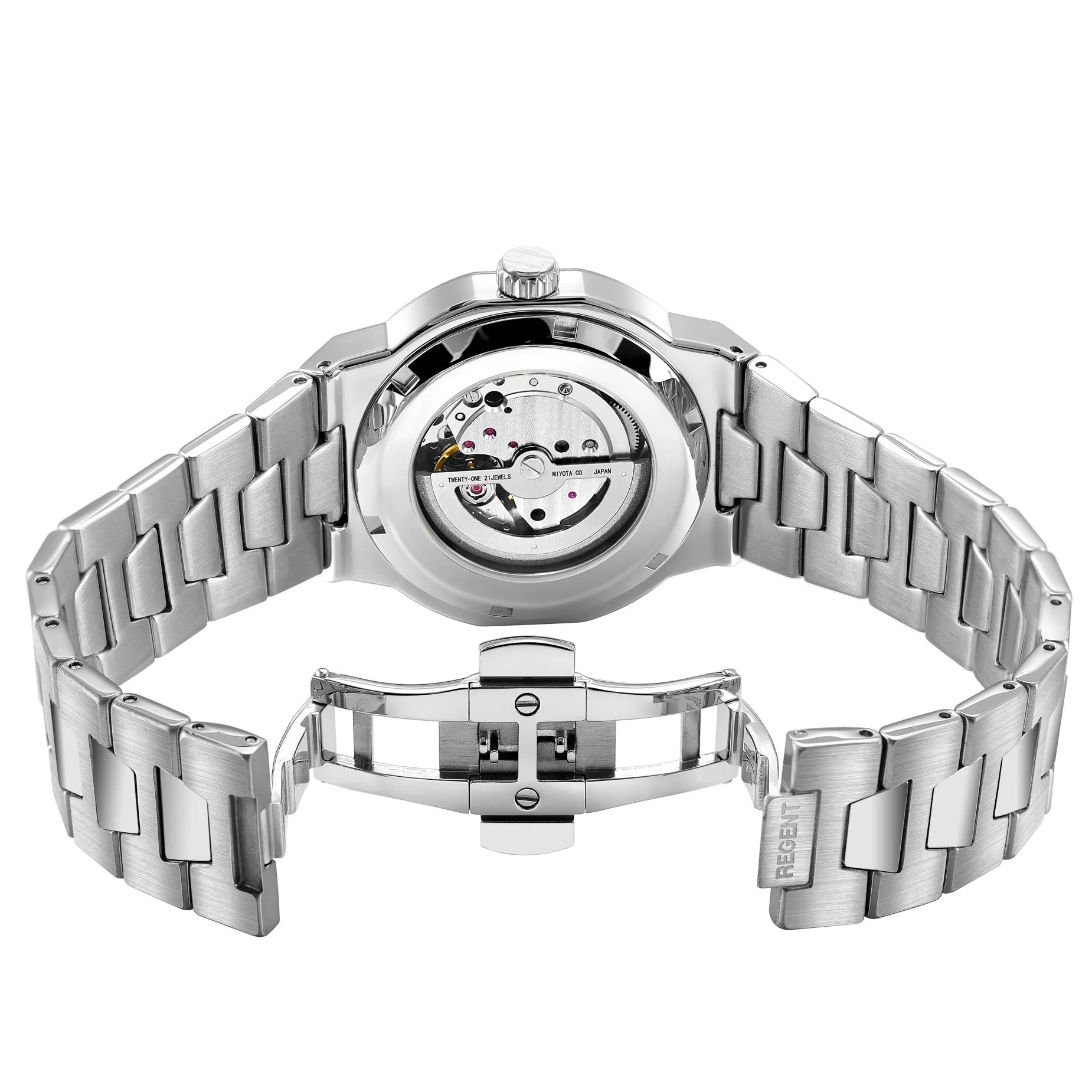 Rotary Regent Men's Green Watch - Image 3