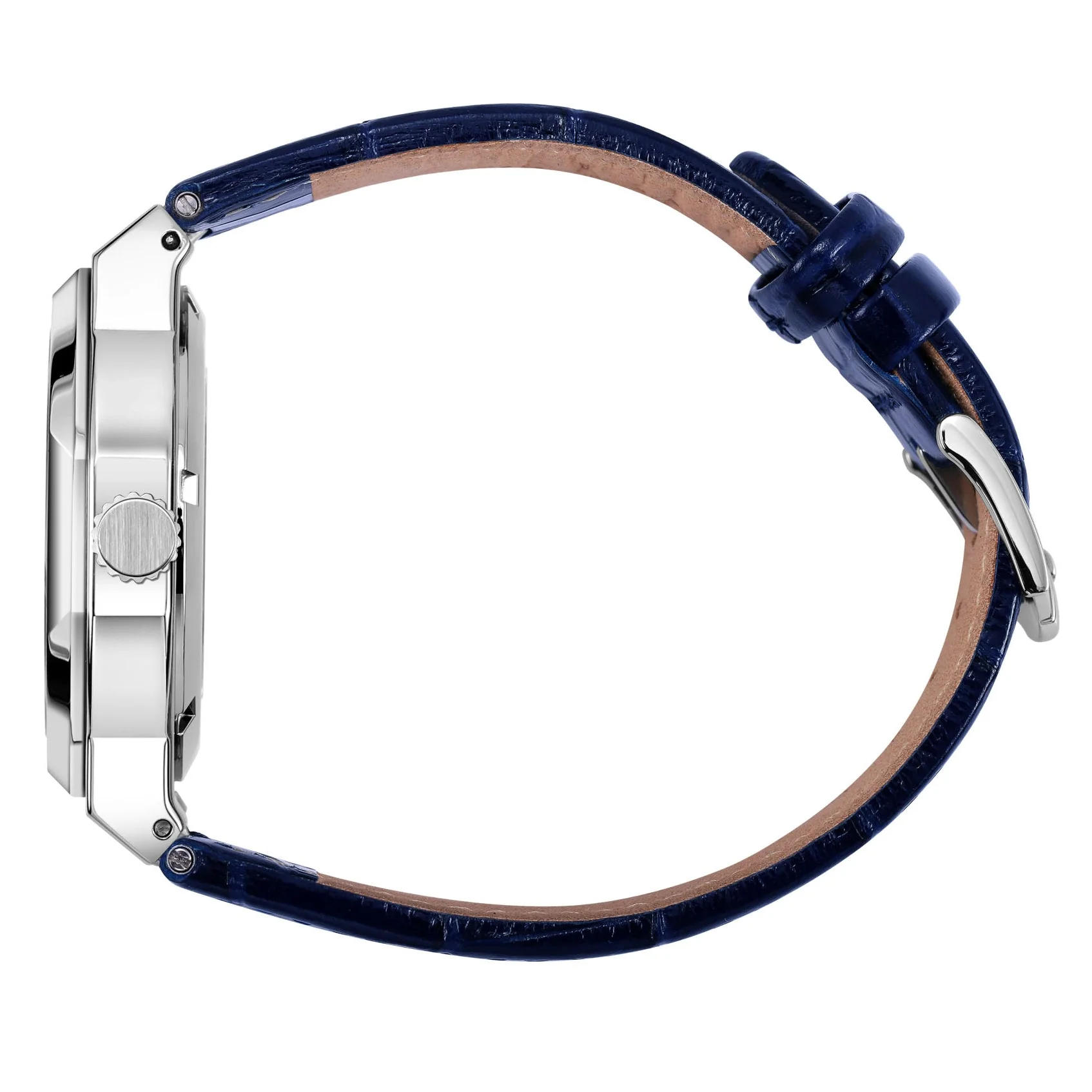 Rotary Regent Skeleton Men's Blue Watch - Image 3