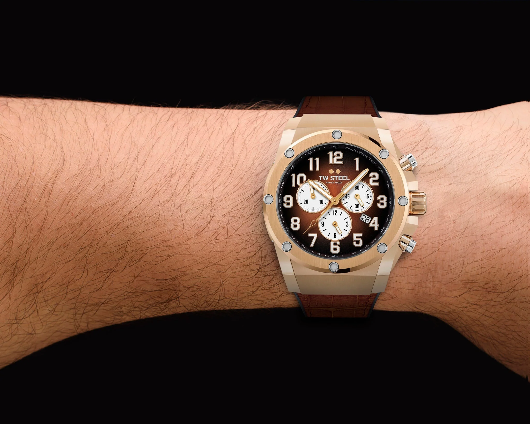 TW Steel Ace Genesis Men's Brown Limited Edition Watch - Image 5