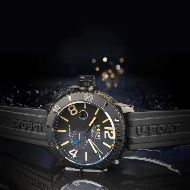 U-Boat Sommerso Diver Men’s Black Watch - Image 4