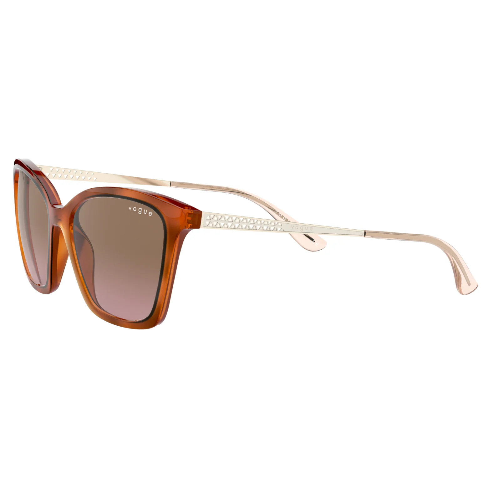 Vogue 0VO5333S 279314 54 (VO9) Ladies Light Havana Sunglasses - Image 3