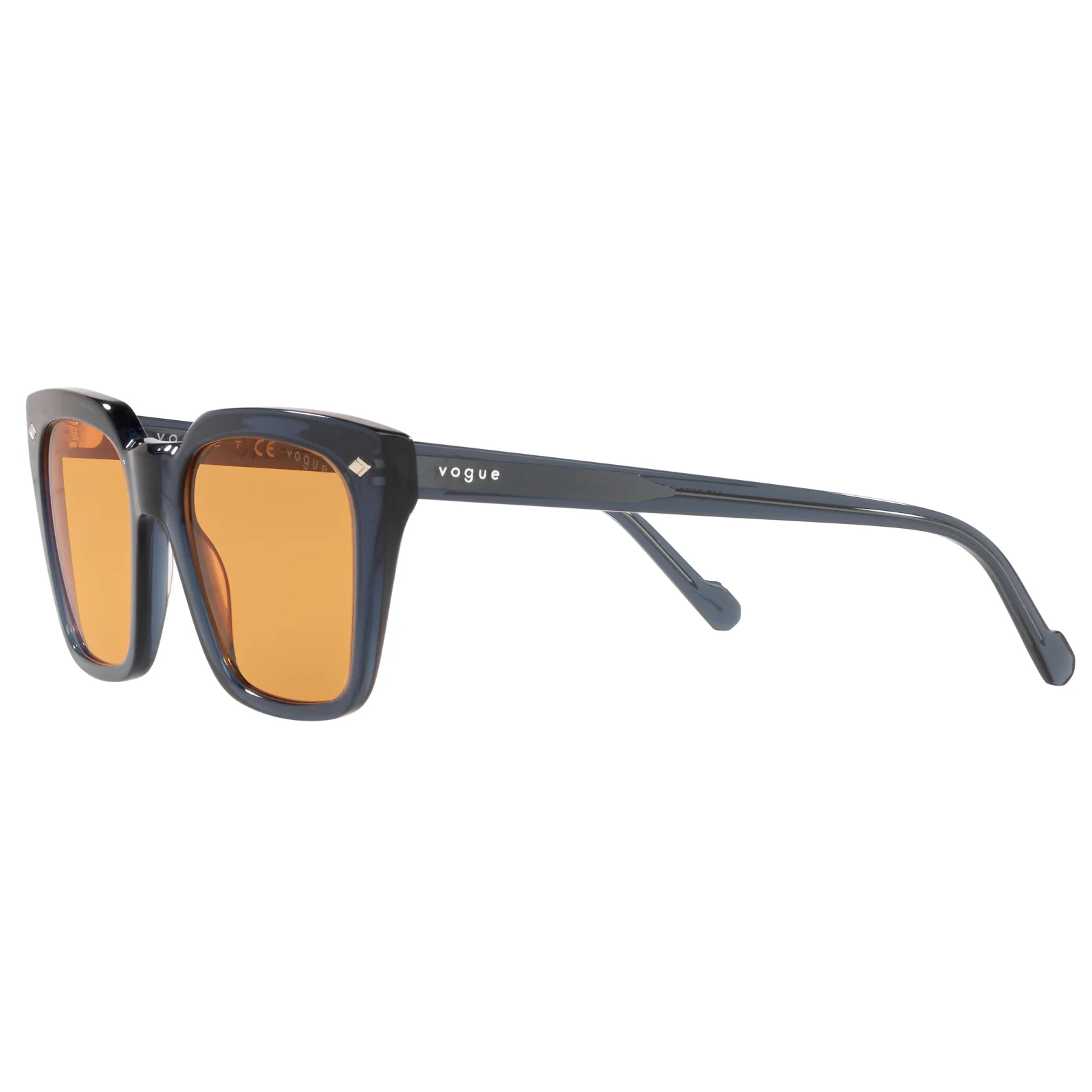 Vogue 0VO5380S 2760/7 50 (VO14) Men's Transparent Blue Sunglasses - Image 3